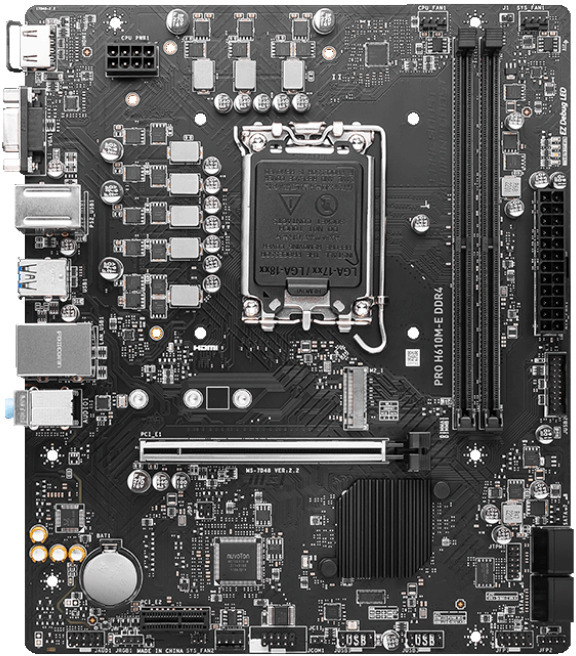 MSI S1700 MicroATX PRO H610ME DDR4 Motherboard Computer Alliance
