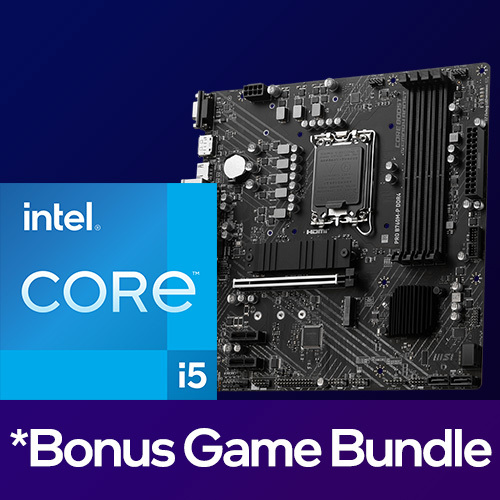 Intel Core i5 12400 CPU + MSI B760M-P DDR4 Motherboard | Computer Alliance