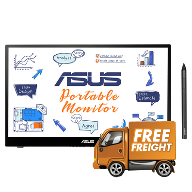 14 Asus ZenScreen MB14AHD FHD IPS Touch USB Portable Monitor, *BONUS E-Gift Card Up To $100 via redemption