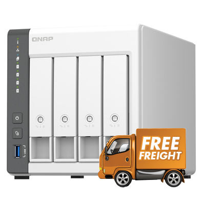4 Bay QNAP TS-433-4G 2.5Gbe NAS Unit