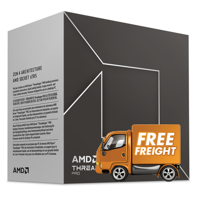 AMD sTR5 Ryzen Threadripper PRO 7995WX 96 Core 5.1GHz CPU100-100000884WOF (No Cooler)