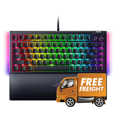 Razer BlackWidow V4 75 Hot-swappable Tactile Mechanical Gaming Keyboard