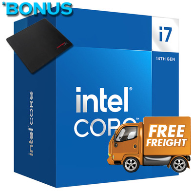Intel S1700 Core i7 14700 20 Core CPU BX8071514700, *Bonus Mouse Pad