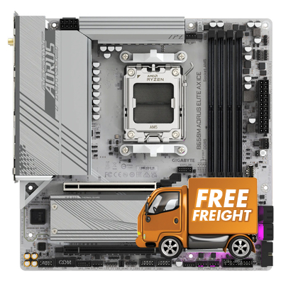 Gigabyte AM5 MicroATX B650M AORUS ELITE AX ICE DDR5 Motherboard
