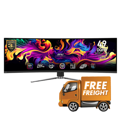 49 MSI MPG 491CQP QD-OLED Curved 144Hz DQHD Monitor