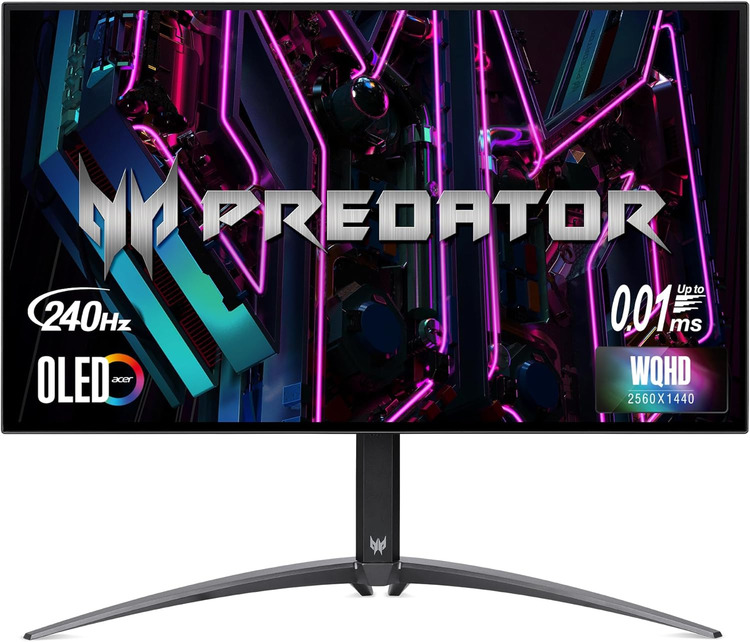 27" Acer Predator X27U 240Hz QHD OLED FreeSync Gaming Monitor | CA