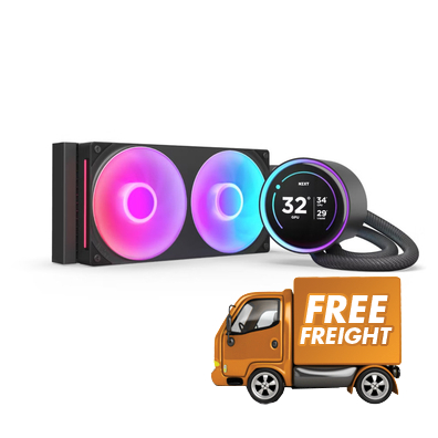 NZXT Kraken Elite 240mm RGB 2024 V2 Liquid Cooler with LCD Black