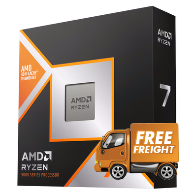 AMD AM5 Ryzen 7 9800X3D 8 Core CPU (No Cooler) 100-100001084WOF