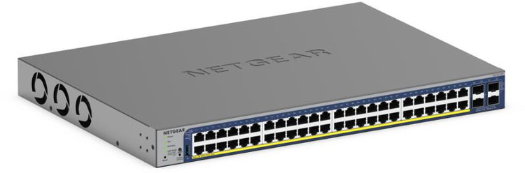 48 Port Netgear GS752TXP-300AUS Gigabit PoE+ Smart Switch with 4