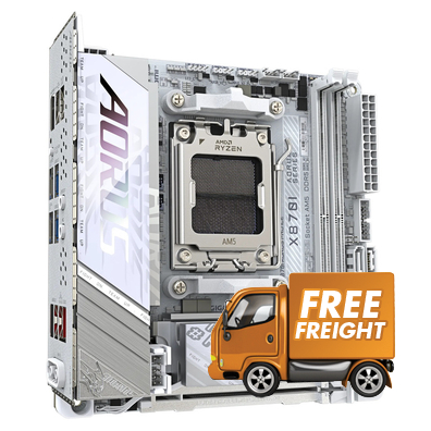 Gigabyte AM5 Mini-ITX X870I AORUS PRO ICE WIFI7 DDR5 Motherboard