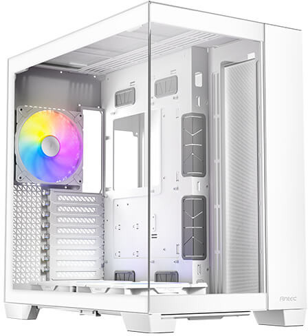 Antec C8 ARGB TG E-ATX Full Tower Gaming Case White | Computer