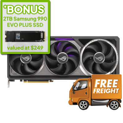 ASUS ROG Astral RTX 5090 32GB GDDR7 OC Edition Graphics Card, *BONUS 2TB 990 EVO PLUS SSD