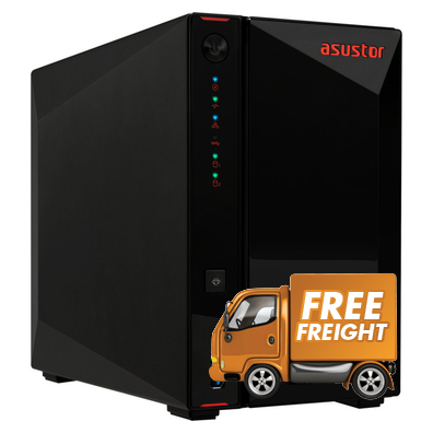 2 Bay Asustor AS5402T 2.5Gb NAS Unit with 4xM.2 NVMe Slots