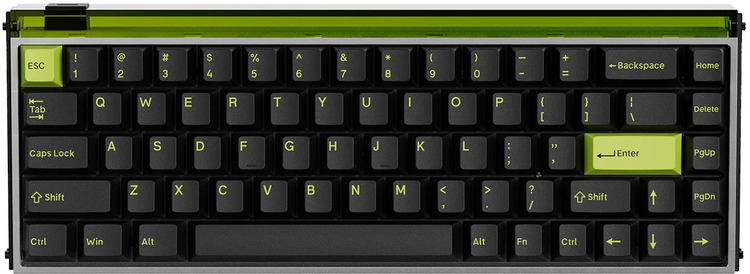 キーボード MelGeek x LeleLab MADE68 Ultra BlackBase キーボード