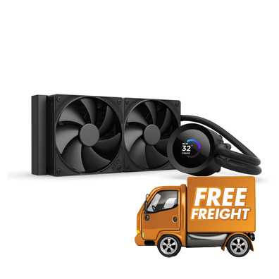 NZXT Kraken Plus V2 240mm Liquid Cooler with LCD Black