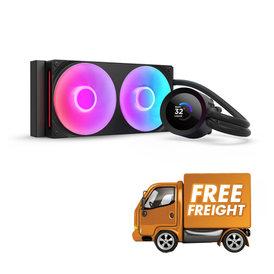 NZXT Kraken RGB V2 240mm Liquid Cooler with LCD Black
