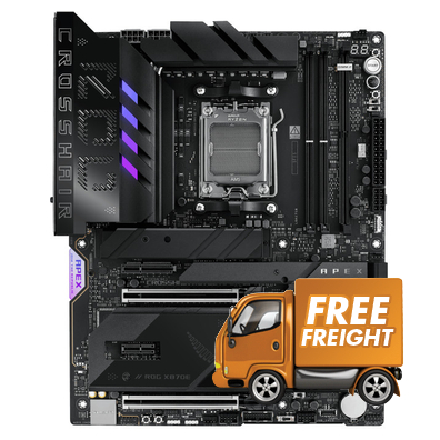 ASUS AM5 ATX ROG CROSSHAIR X870E APEX DDR5 Motherboard, *Redeem Bonus Game