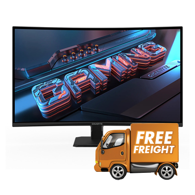 31.5 Gigabyte GS32QCA QHD 180Hz VA Curved Gaming Monitor