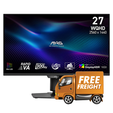 27 MSI MAG 274QPF X30MV QHD 300Hz VA Gaming Monitor with Mini-LED