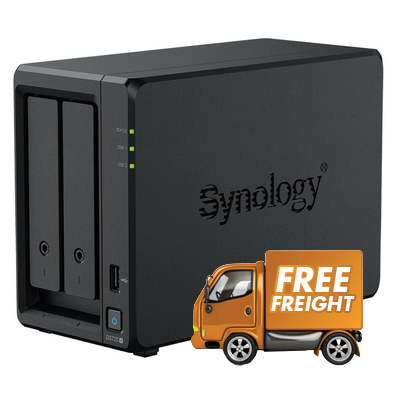 2 Bay Synology DiskStation DS725+ 2.5 Gigabit NAS Unit