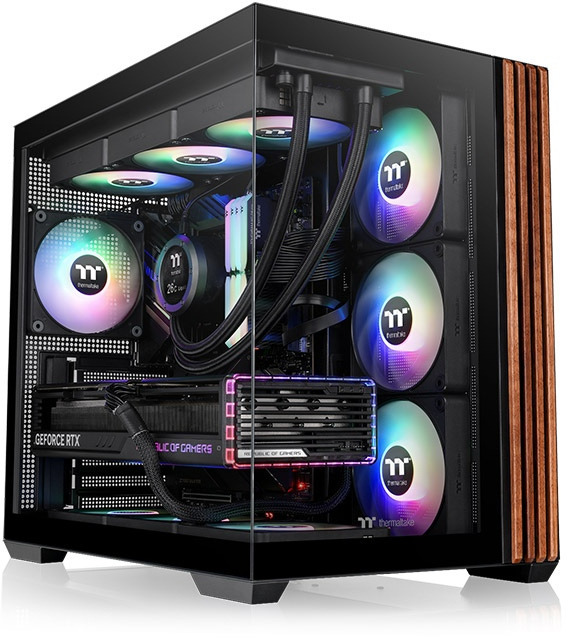 Thermaltake S370 WS Midi Tower Noir CA 11J 00M1WN 00 Pas Cher