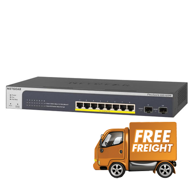 ルーター・ネットワーク機器 GS510TPP PoE+ and 2FP Port NETGEAR GS510TLP | 8-Port Gigabit Ethernet PoE+ Smart Switch with 2