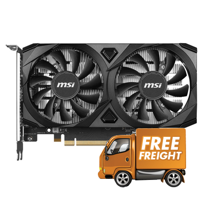 MSI GeForce RTX 3050 VENTUS 2X E 6G OC Graphics Card, Limit 1 per customer