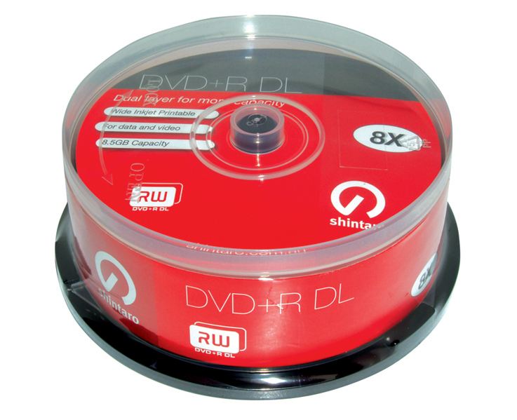 Shintaro DVD+R Dual Layer 8.5GB Printable DVD 20 Spool | Computer Alliance