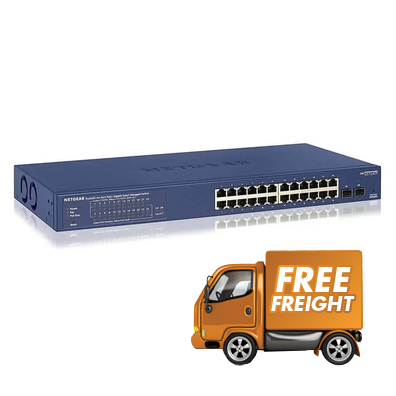 24 Port Gigabit Netgear GS724TP-300AUS Network Switch with Power over Ethernet