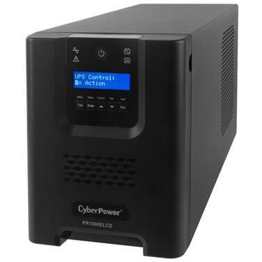 1000VA CyberPower PRO Series Tower UPS with LCD PN PR1000ELCD