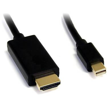 2 Metre MINI Display Port to HDMI Cable PN RC-MDPHDMI-2 up to 4K 30hz