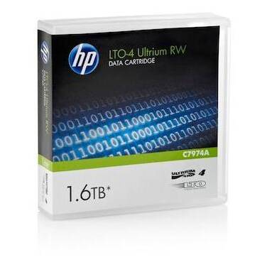 HP LTO-4 800GB - 1.6TB Ultrium Data Cartridge PN C7974A