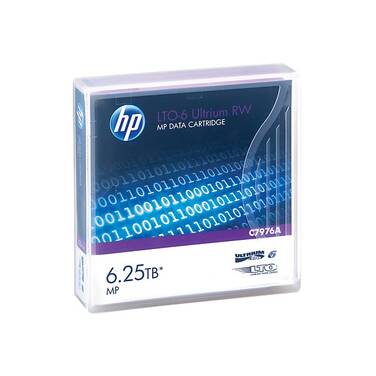 HP LTO-6 2.5TB - 6.25TB Ultrium Data Cartridge PN C7976A