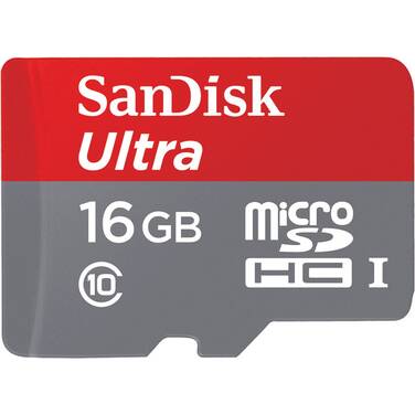 16GB Sandisk Micro SDHC Class 10 Memory Card SDSQUAR-016G-GN6MN