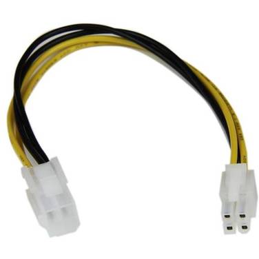 20cm StarTech ATX12V 4 Pin P4 CPU Power Extension Cable - M/F