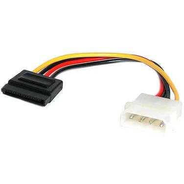 StarTech 6in 4 Pin Molex to SATA Power Cable Adapter