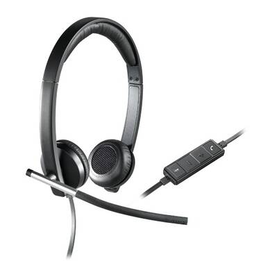 Logitech H650e USB Headset Stereo PN 981-000545