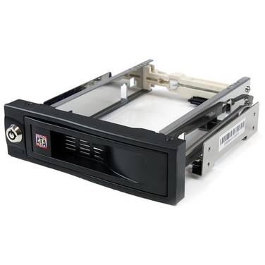 StarTech 5.25in Trayless Hot Swap Mobile Rack HSB100SATBK for 3.5in Hard Drive