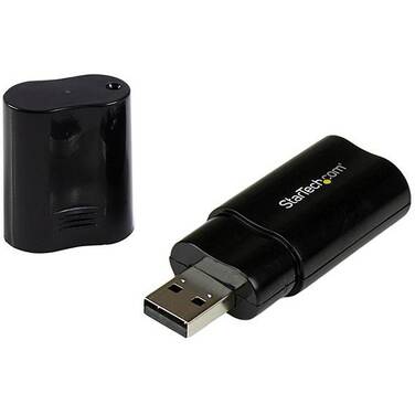 StarTech USB Stereo Audio Adapter External Sound Card