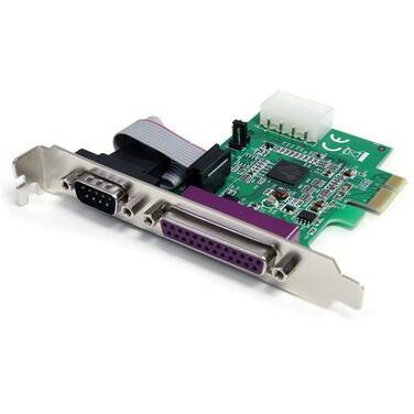 StarTech 1S1P Native PCI Express Parallel Serial Combo Card with 16950 UART