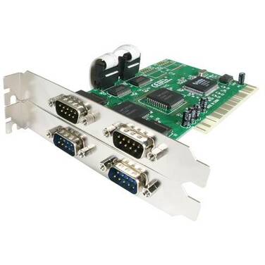 StarTech 4 Port PCI RS232 Serial Adapter Card with 16550 UART
