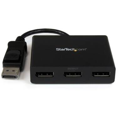 StarTech DisplayPort to DisplayPort Multi-Monitor Splitter - 3-Port MST Hub