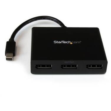 StarTech Mini DisplayPort to DisplayPort Multi-Monitor Splitter - 3-Port MST Hub