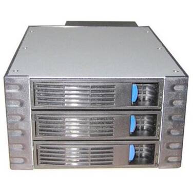TGC Rack-up TGC-H300 3 x HDD Hotswap Bays into 2 x 5.25 Bays SATA/SAS Backplane Black