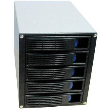 TGC Rack-up TGC-H500 5 x HDD Hotswap Bays into 3 x 5.25 Bays SATA/SAS Backplane Black