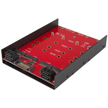 StarTech 4 x M.2 SATA Mounting Adapter for 3.5in Drive Bay
