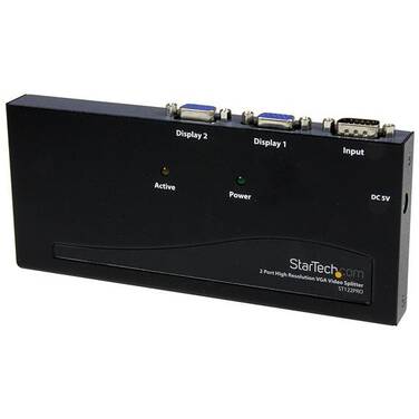 StarTech 2 Port High Resolution VGA Video Splitter - 350 MHz