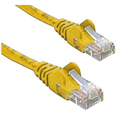 1 Metre Cat6 YELLOW Network Cable