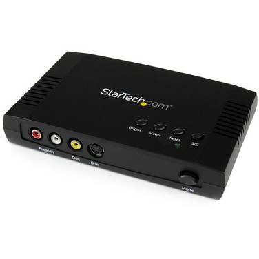 StarTech Composite and S-Video to VGA Video Converter for Computer Monitors