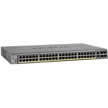 48 Port Netgear GSM7248P-100AJS Gigabit Layer 2 Switch with Power Over Ethernet